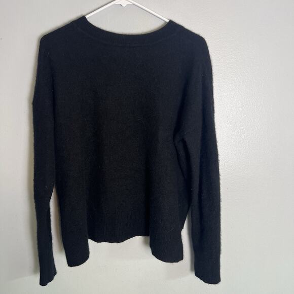 41 Hawthorn Women's 100% Cashmere Crew Neck Sweater Black Sz XXL Quite Luxury - Picture 12 of 15